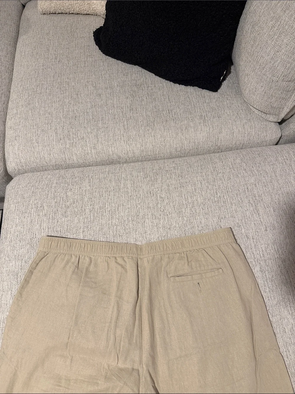 Marc Anthony Lightweight Khaki Beige Chinos